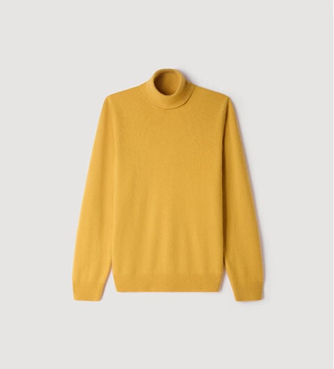 Roll neck cashmere jumper