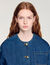 Statement button denim jacket