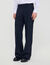 Wide-leg wool suit trousers