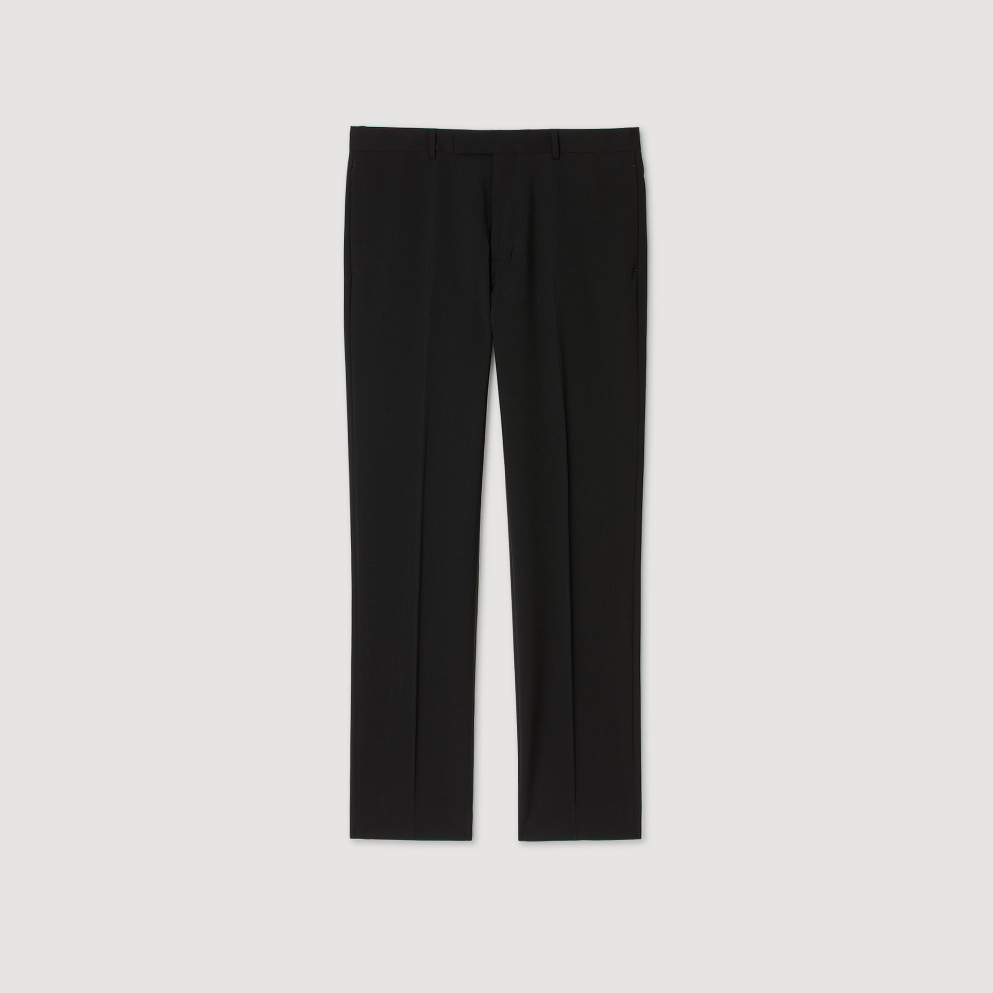 Satin detail trousers