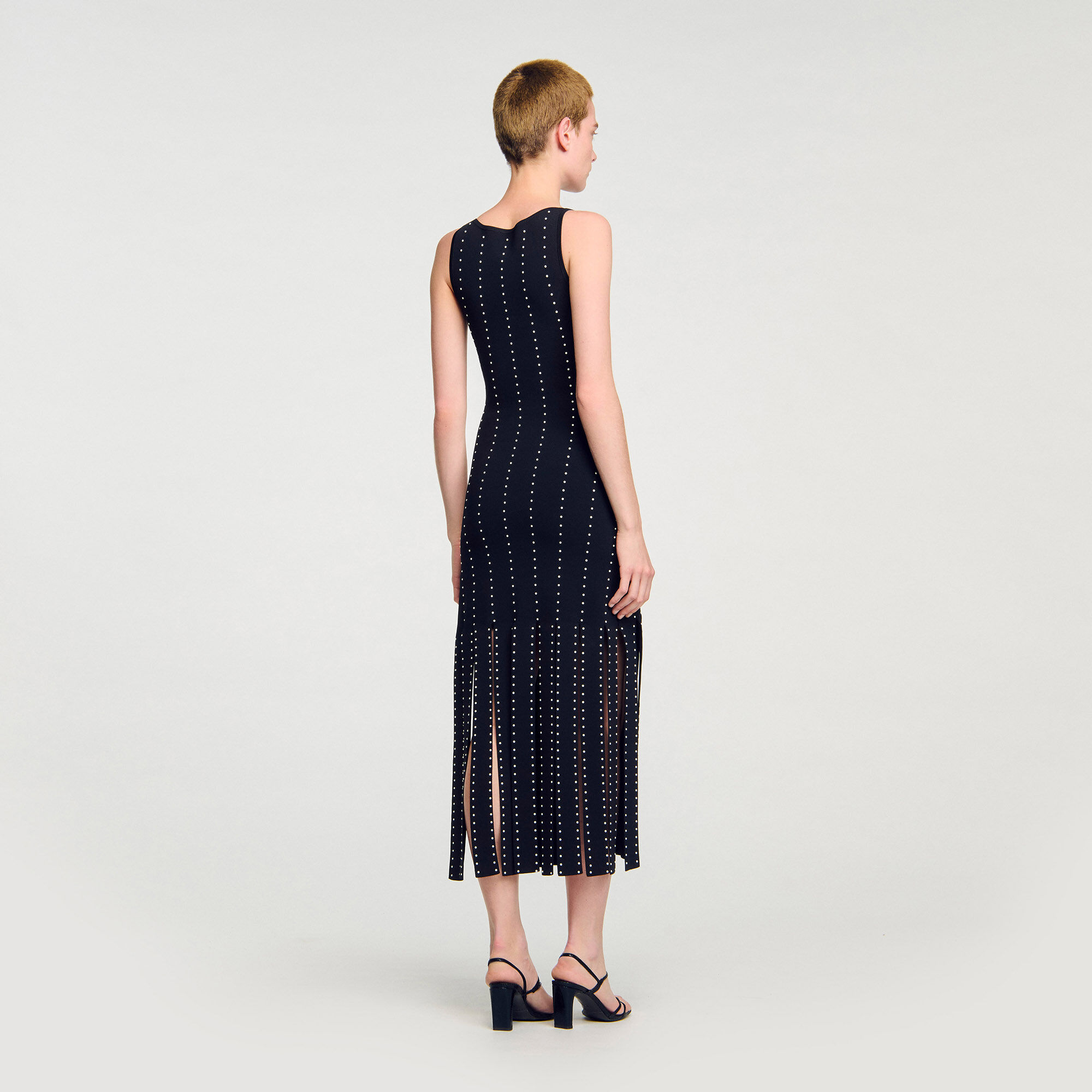 Fringed knit maxi dress Fringed knit maxi dress