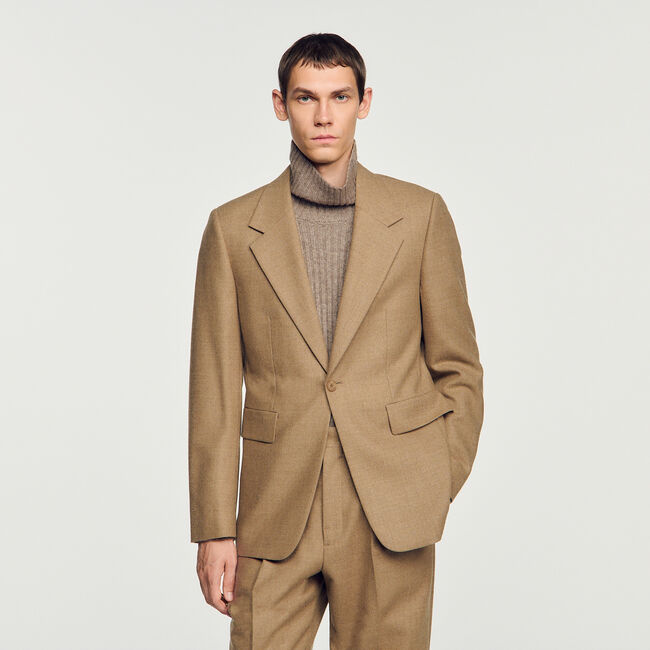 Wool suit jacket - Men | Sandro Paris