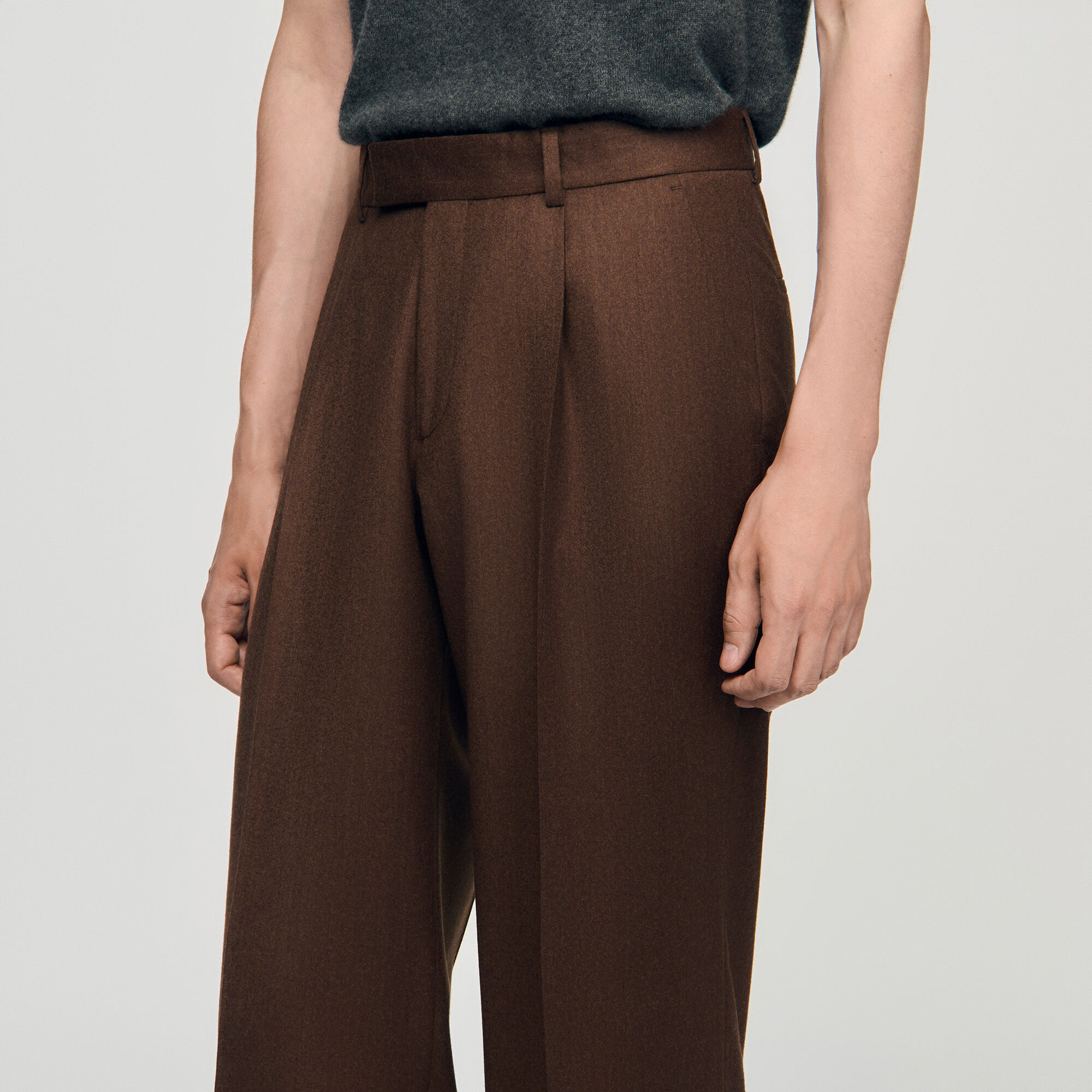 Wide-leg wool trousers Wide-leg wool trousers
