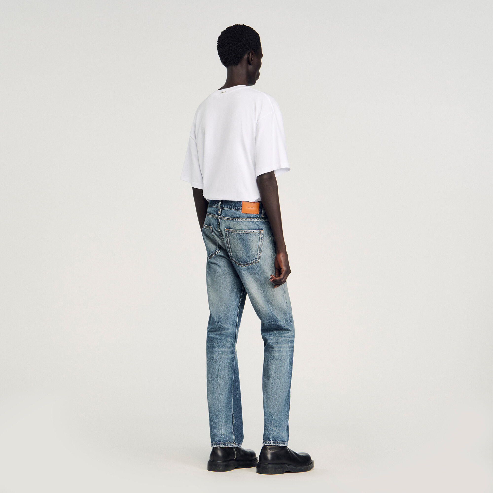 Regular faded jeans Regular faded jeans