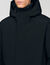 Hooded parka with zip