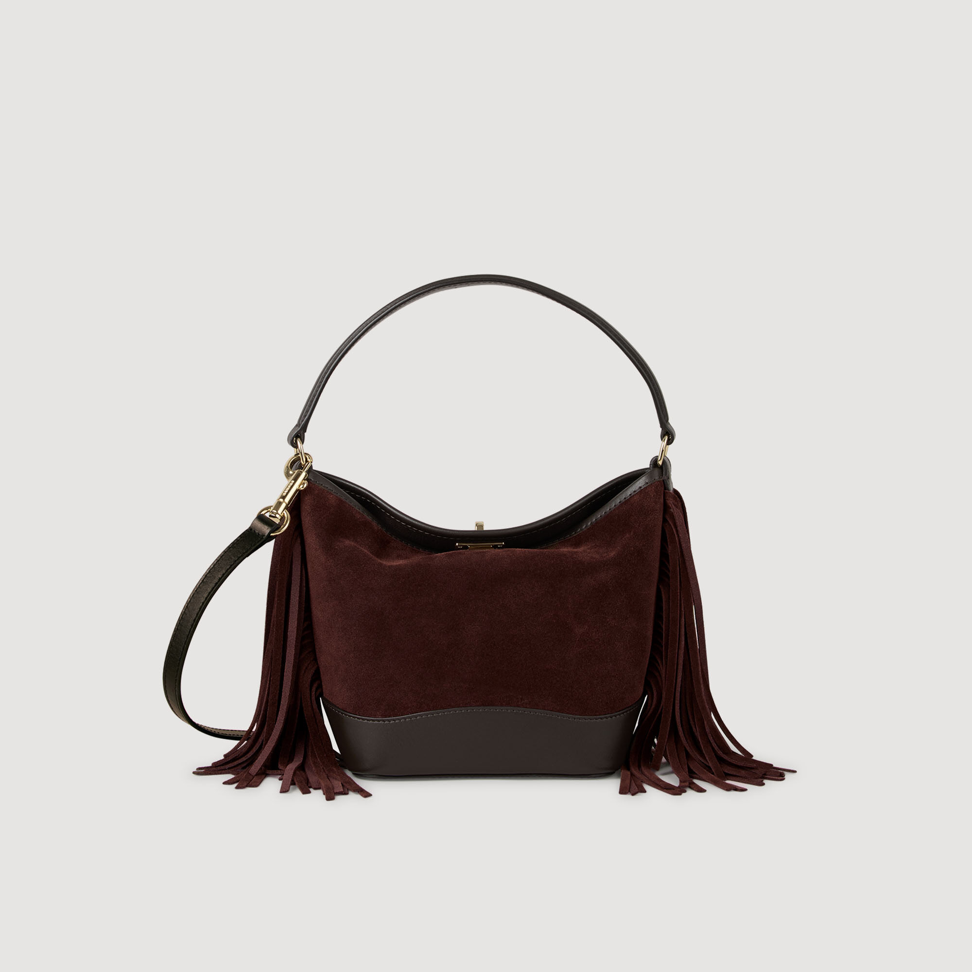 Fringed suede TANGOSO bag