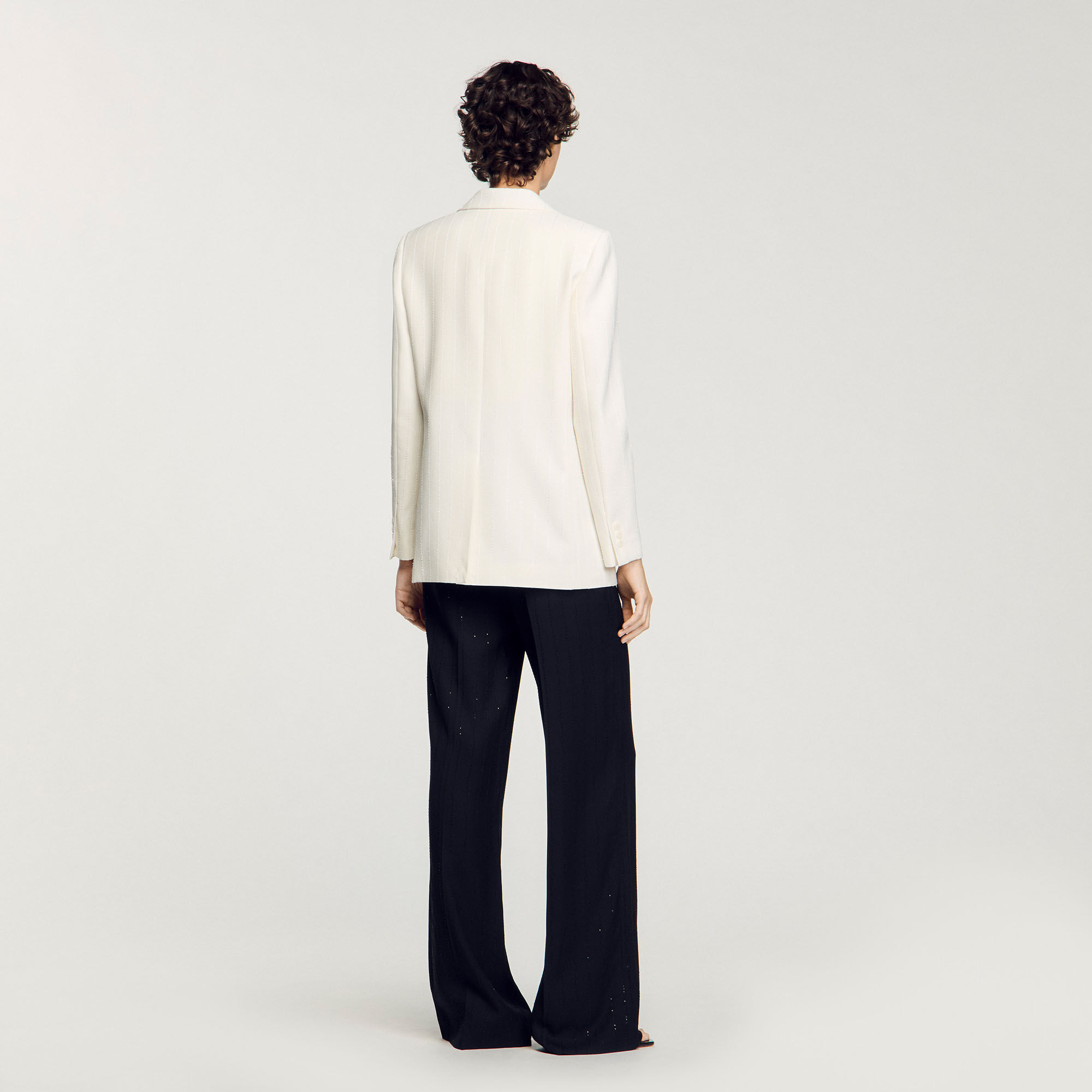 Sequinned suit jacket