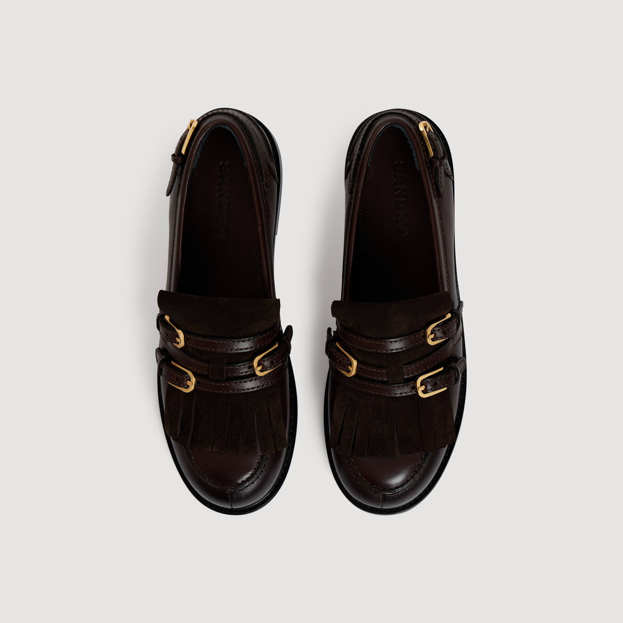Buckle loafers - Women | Sandro Paris