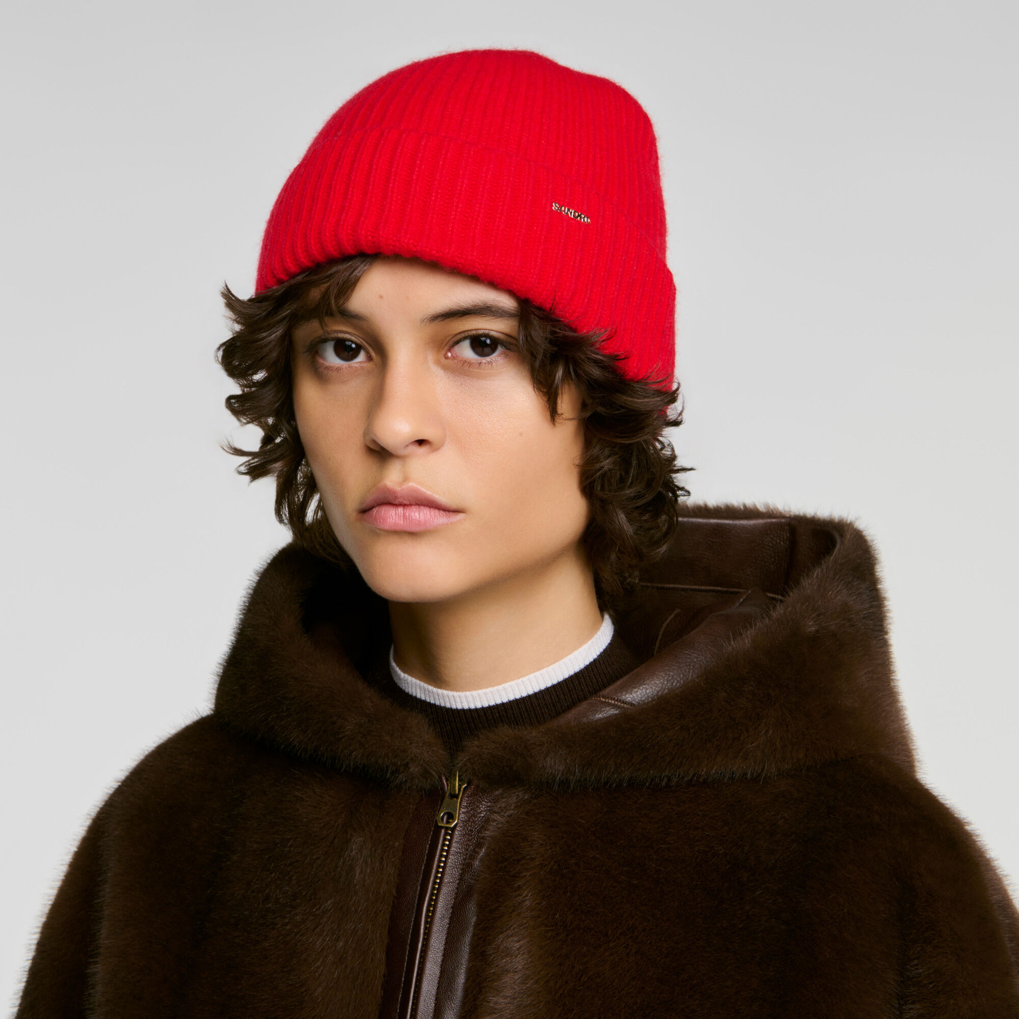 Wool and cashmere hat - Women | Sandro Paris
