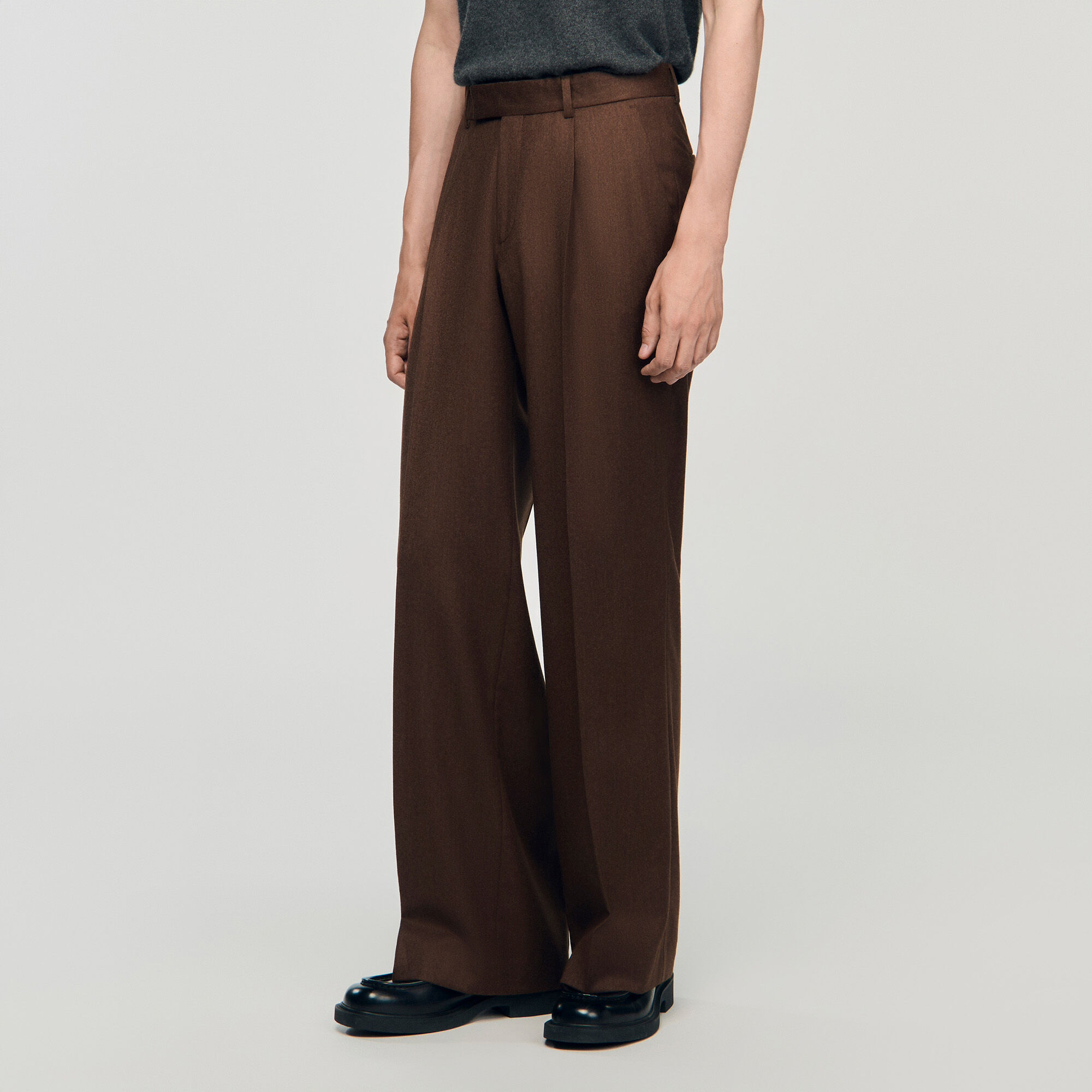 Wide-leg wool trousers Wide-leg wool trousers