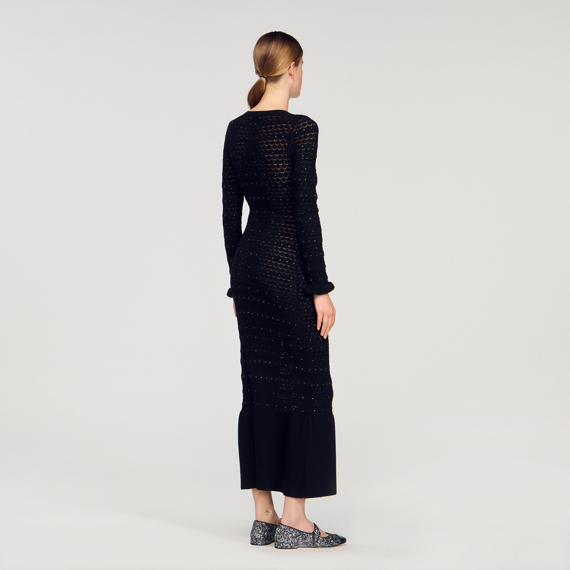 Rhinestone knit maxi dress Rhinestone knit maxi dress