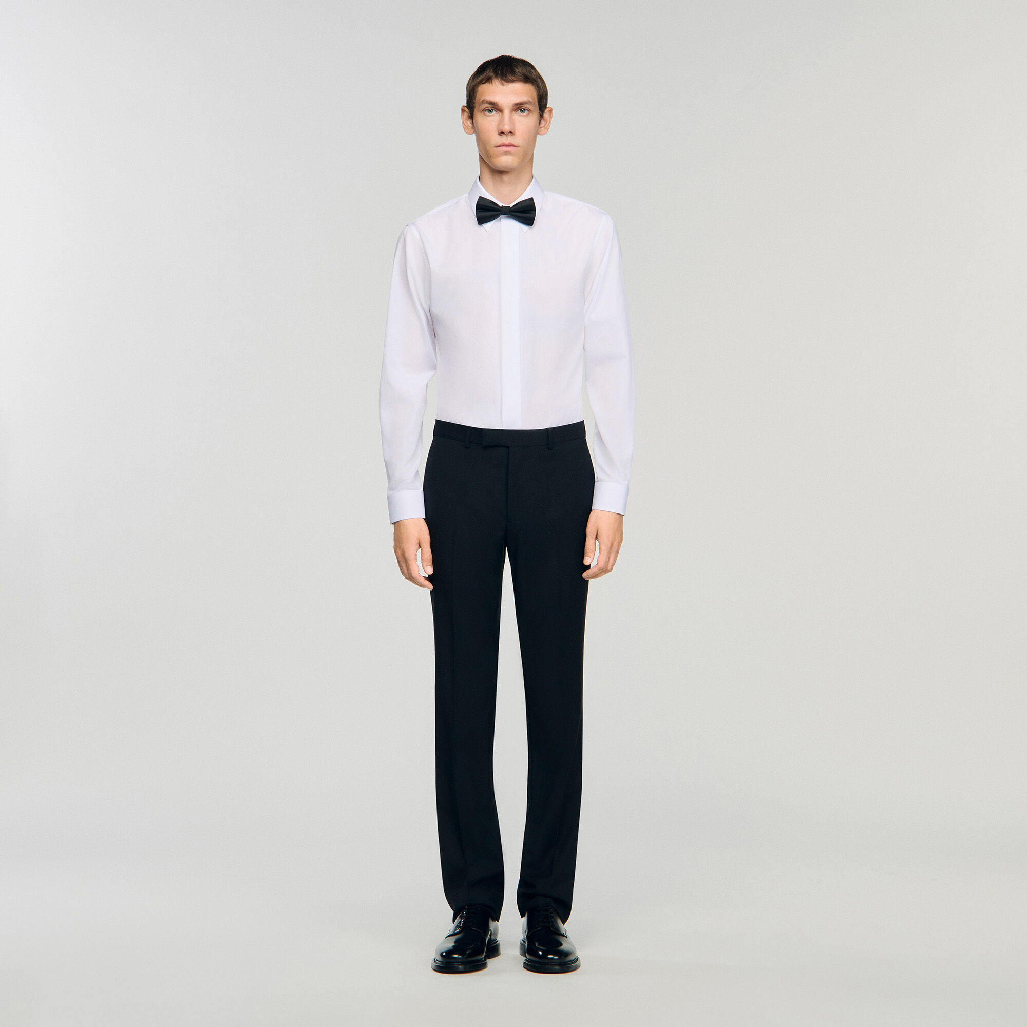 Satin detail trousers