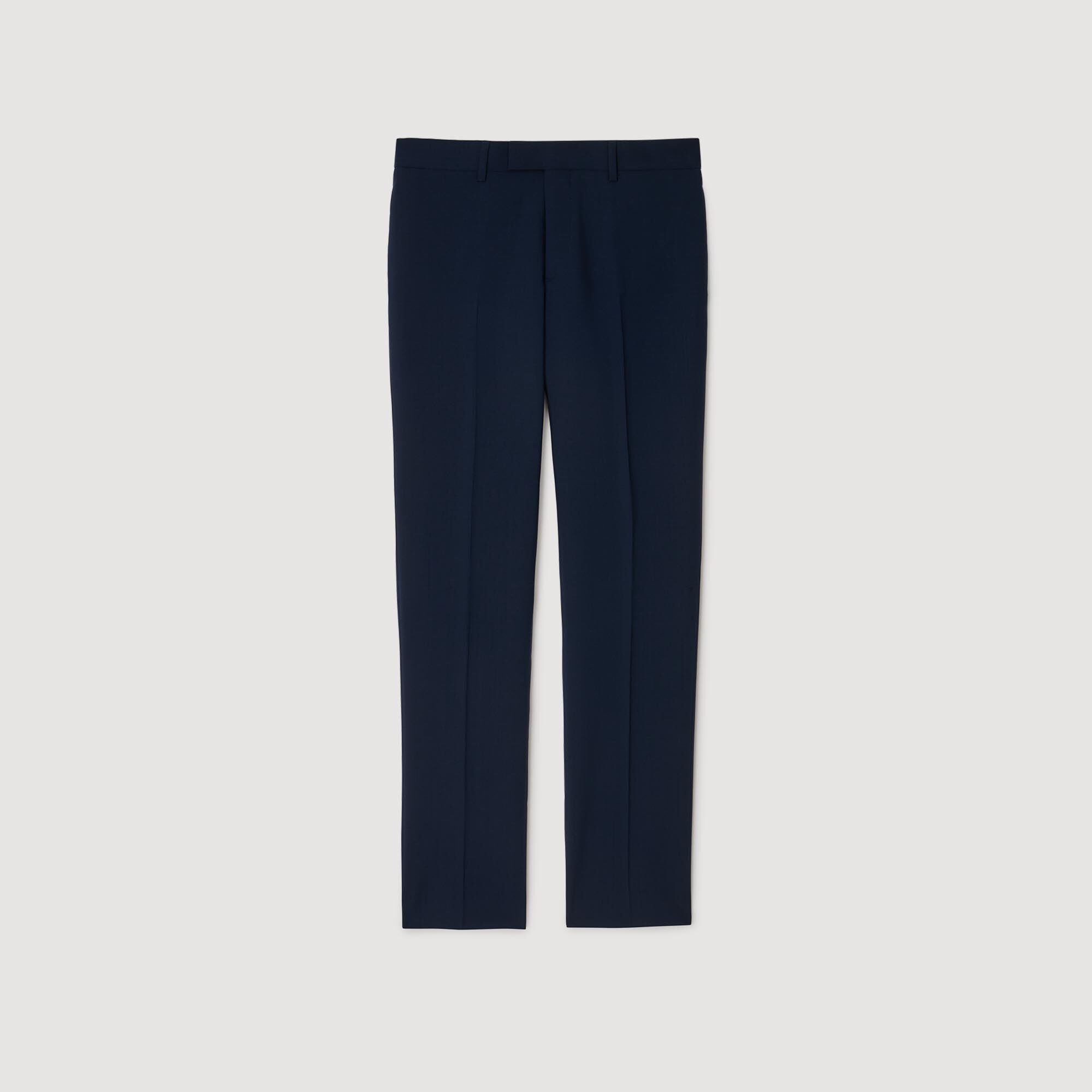 Wool suit trousers