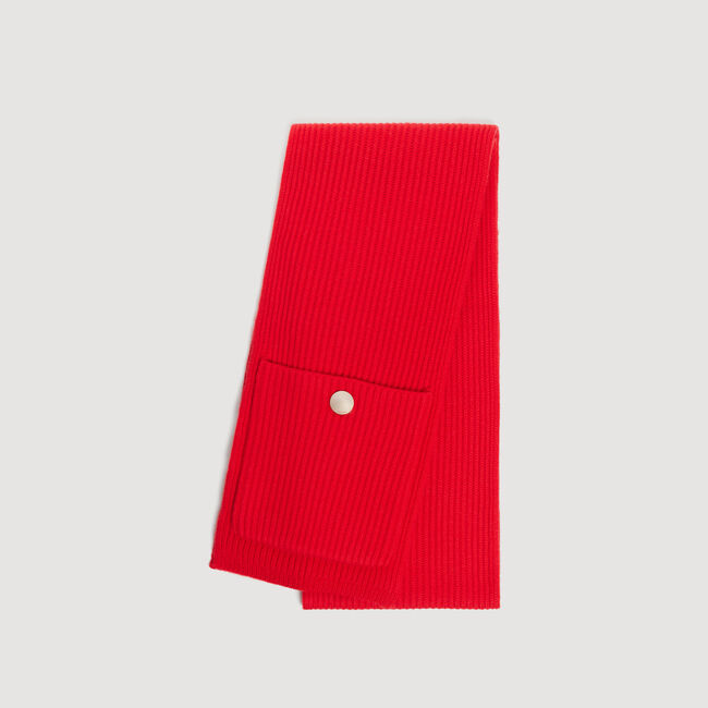 Wool and cashmere scarf - Women | Sandro Paris