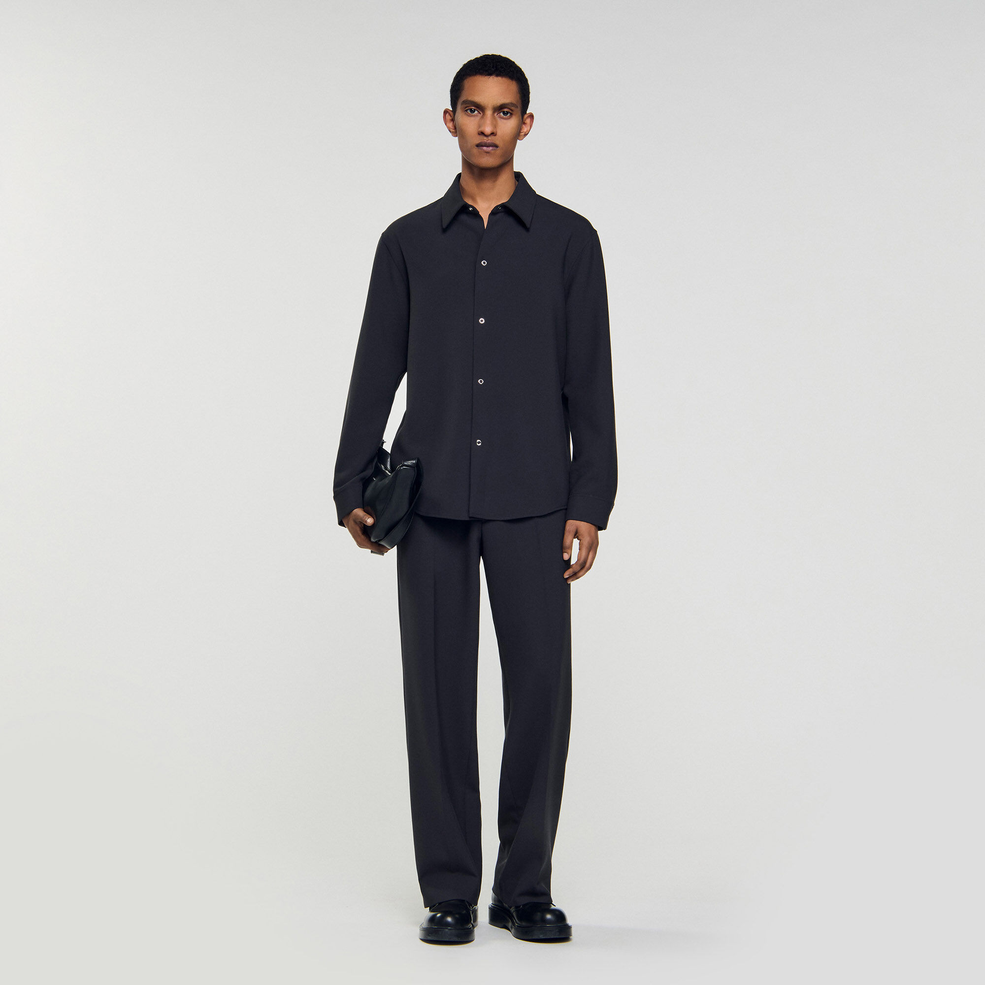 Long-sleeved jersey shirt