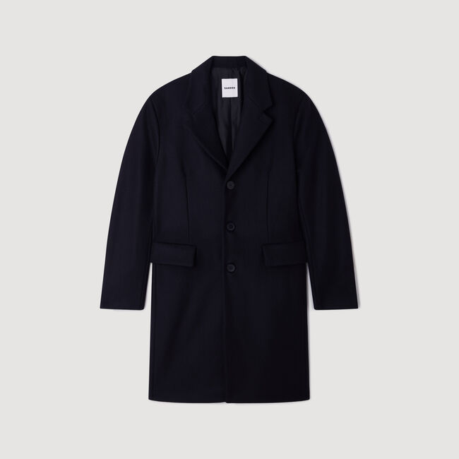 Wool and cashmere coat