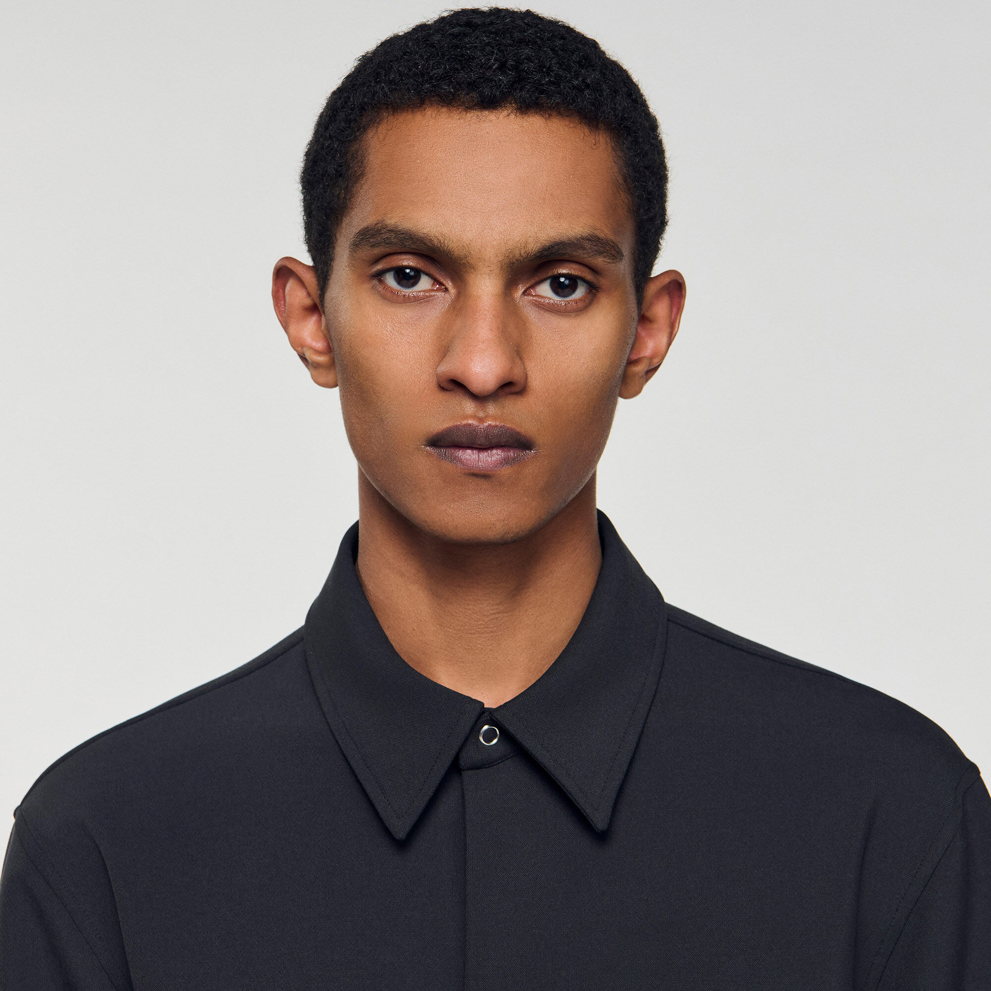 Long-sleeved jersey shirt