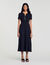 Ribbed knit maxi dress