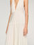 Pleated maxi dress