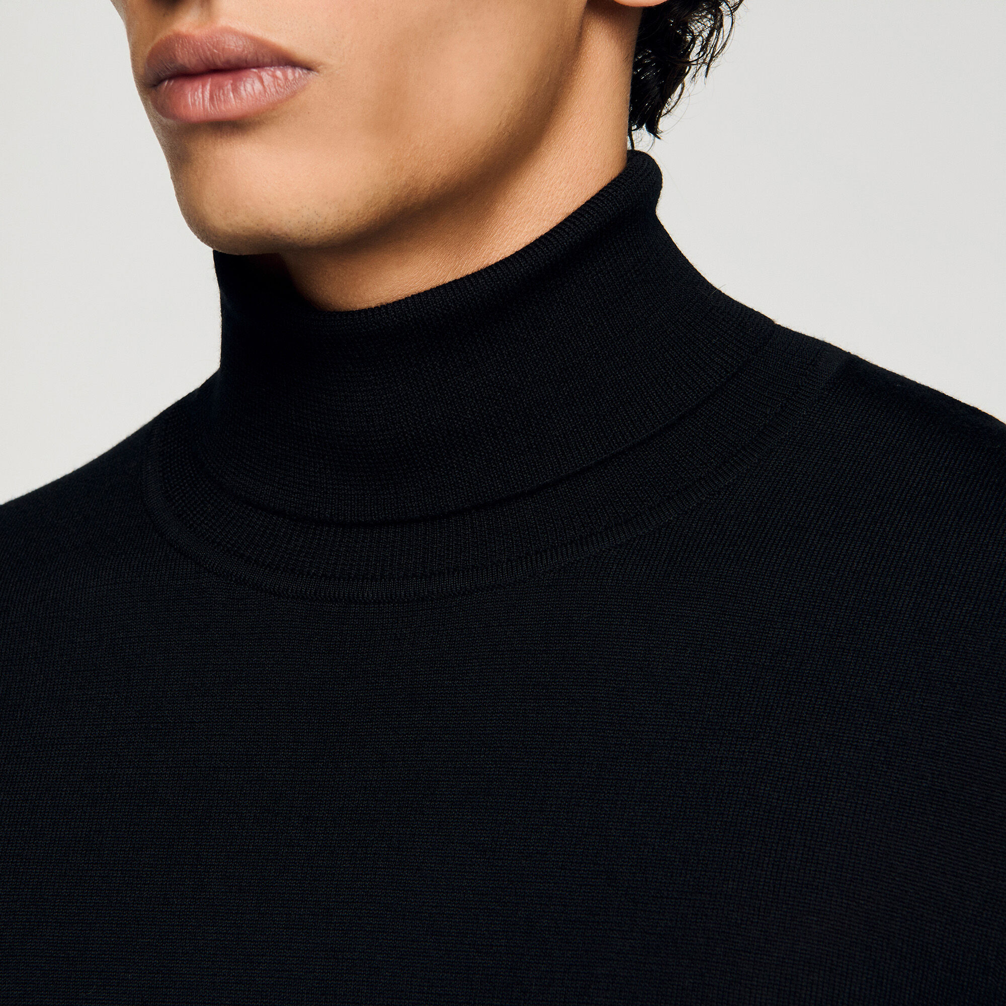 Roll neck wool sweater Roll neck wool sweater