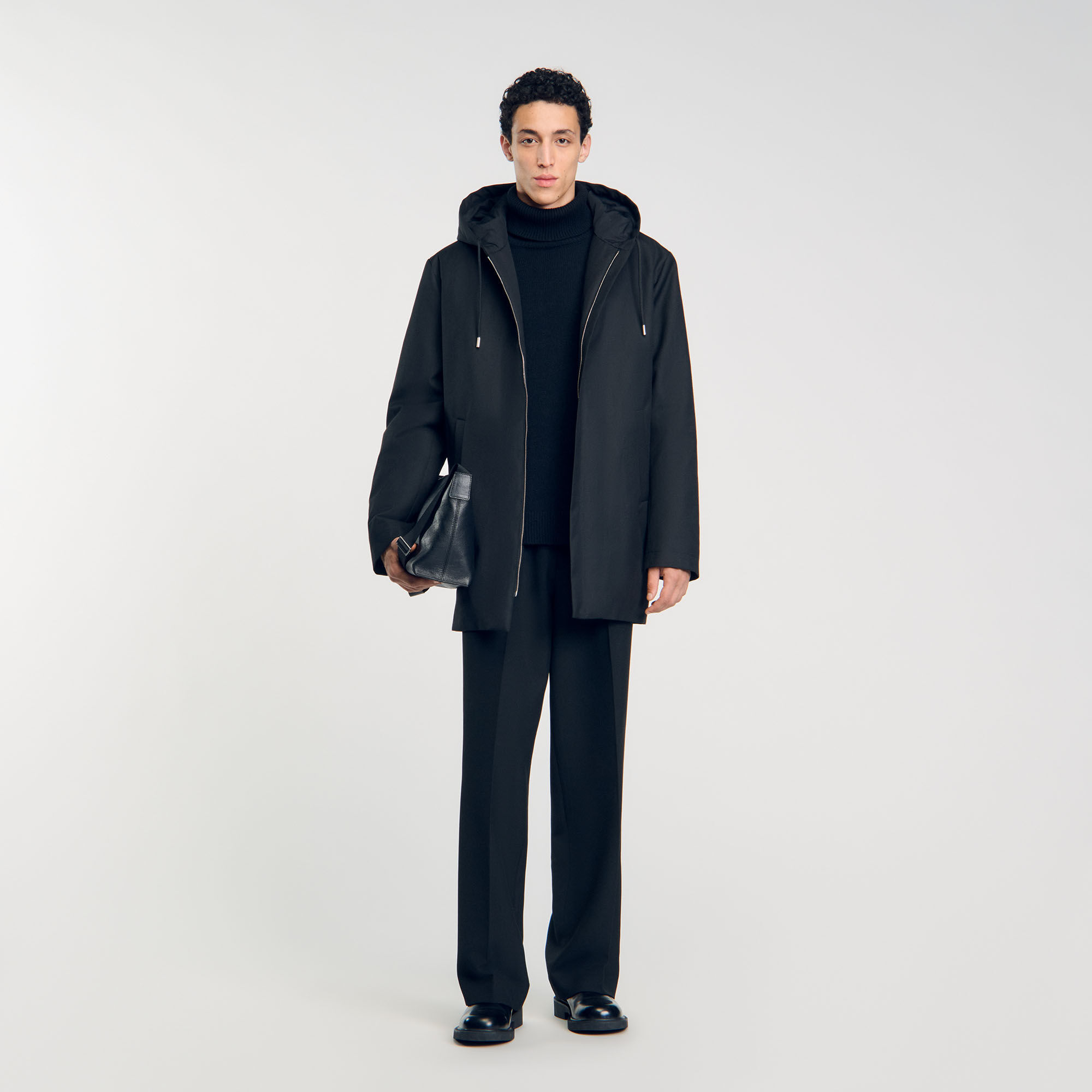 Hooded parka with zip Hooded parka with zip
