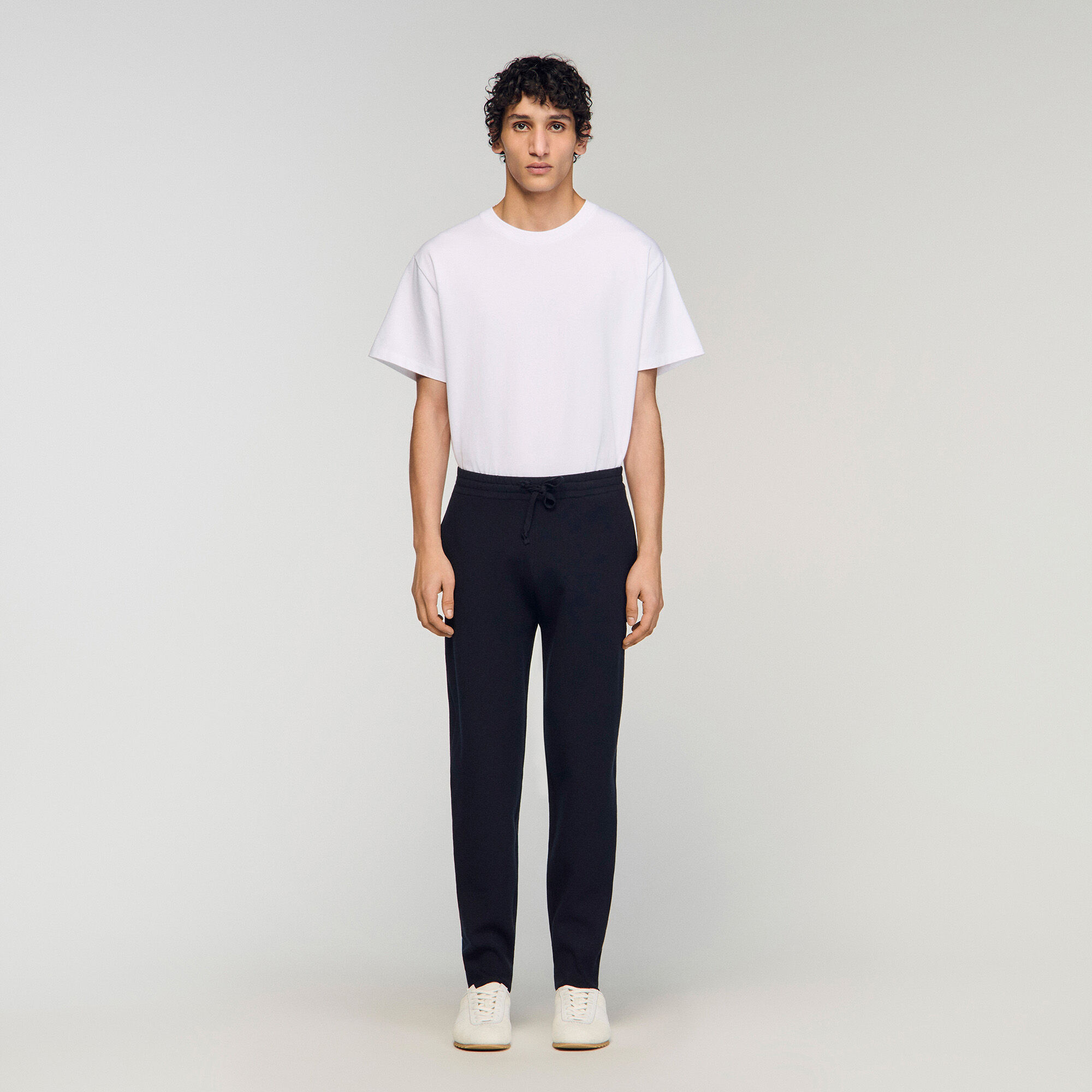 Knit jogging bottoms