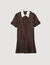 Printed satin-effect short dress Printed satin-effect short dress