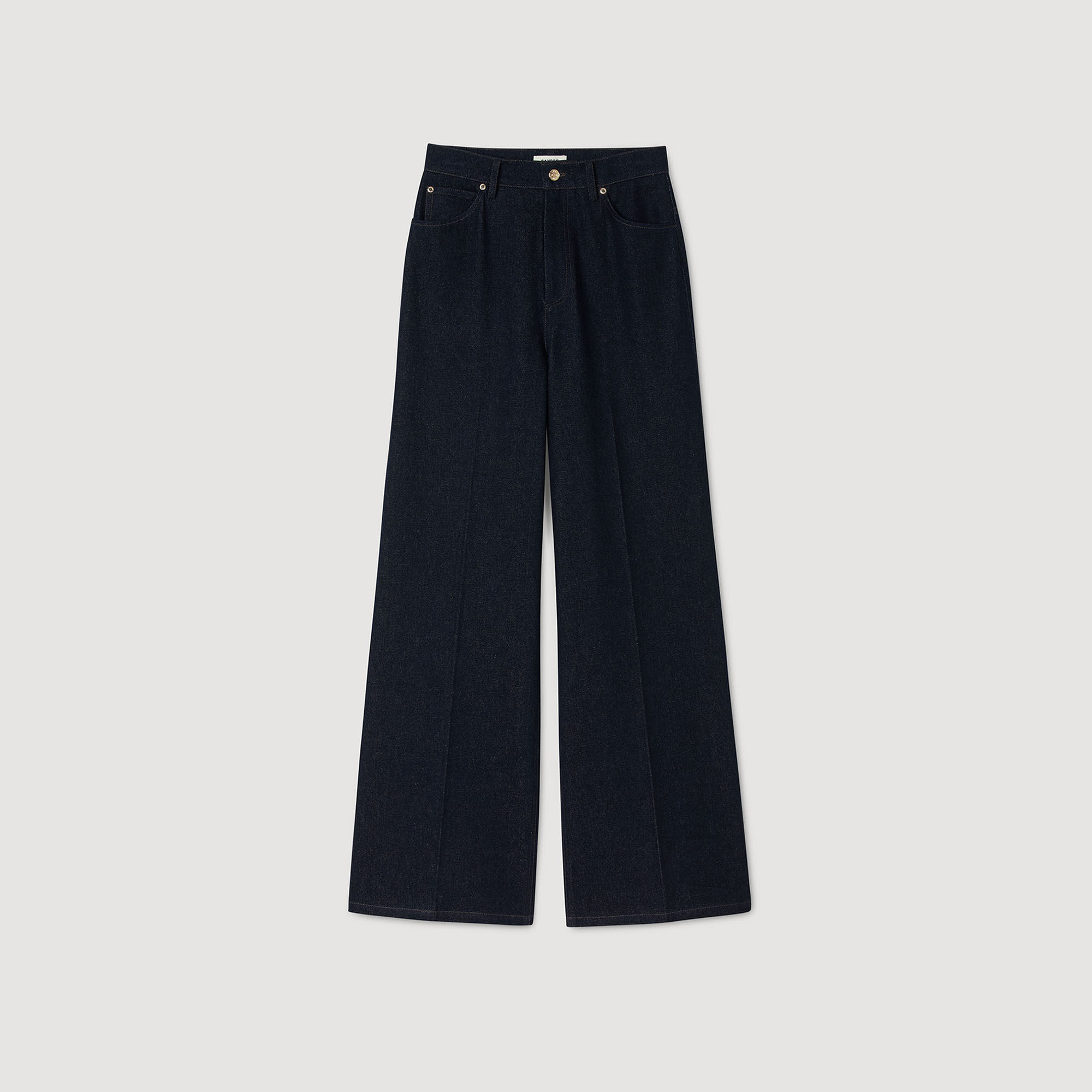 Wide-leg raw jeans Wide-leg raw jeans