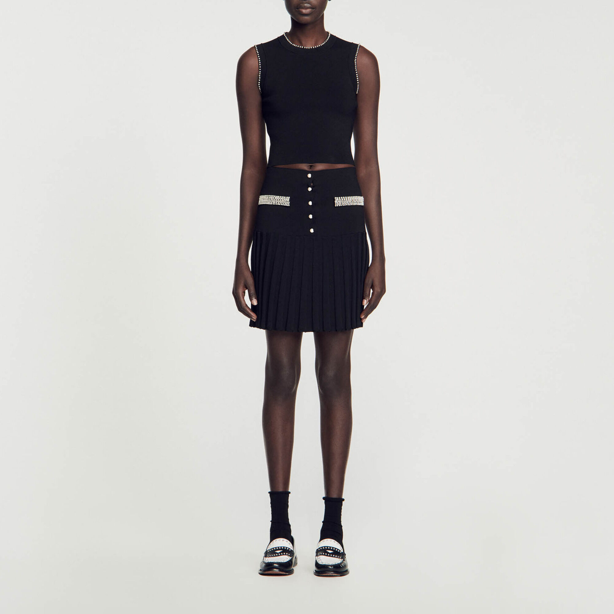Short beaded skirt