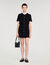 Short dress with detachable collar Short dress with detachable collar