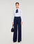 Asymmetric straight-leg trousers Asymmetric straight-leg trousers