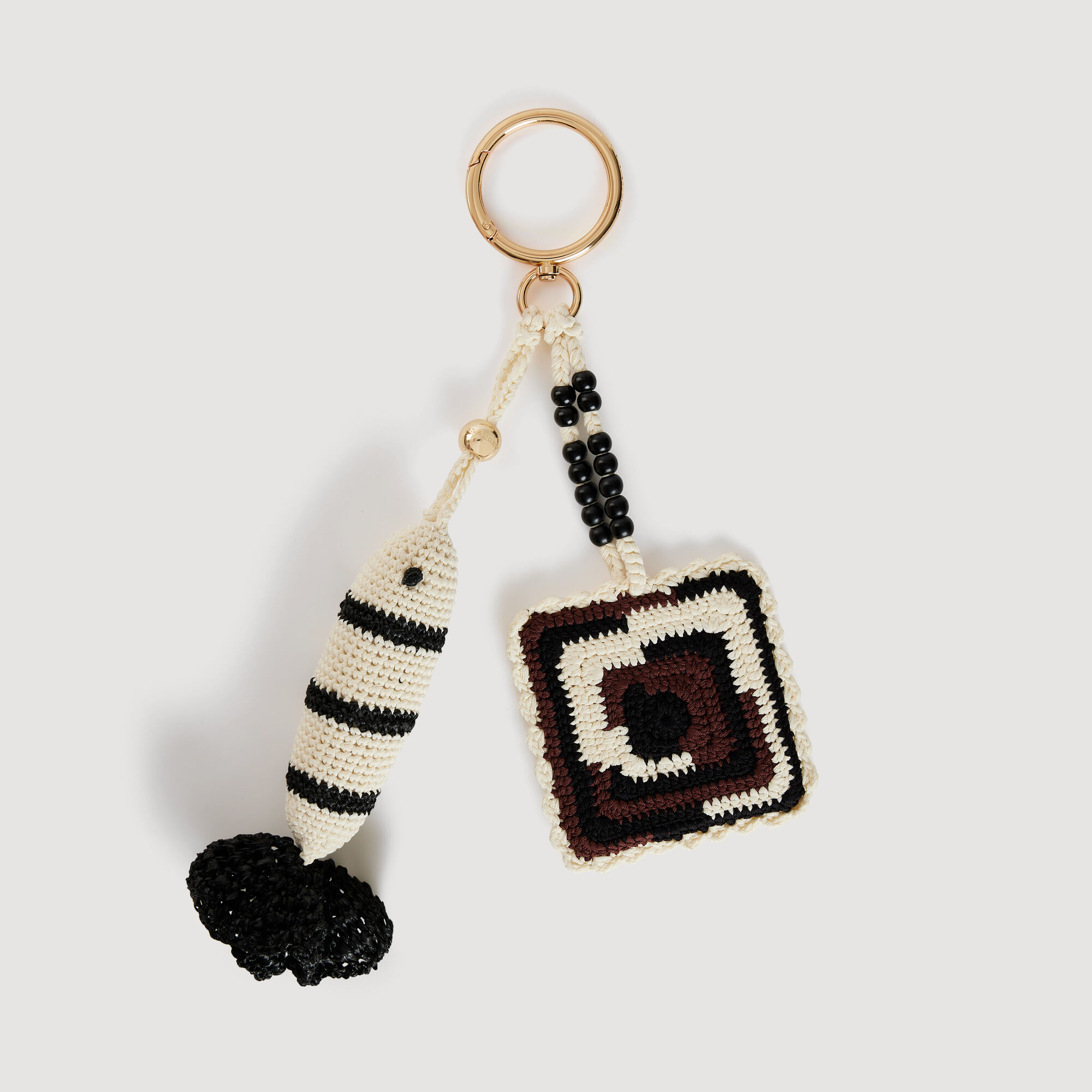 Hand crochet keyring