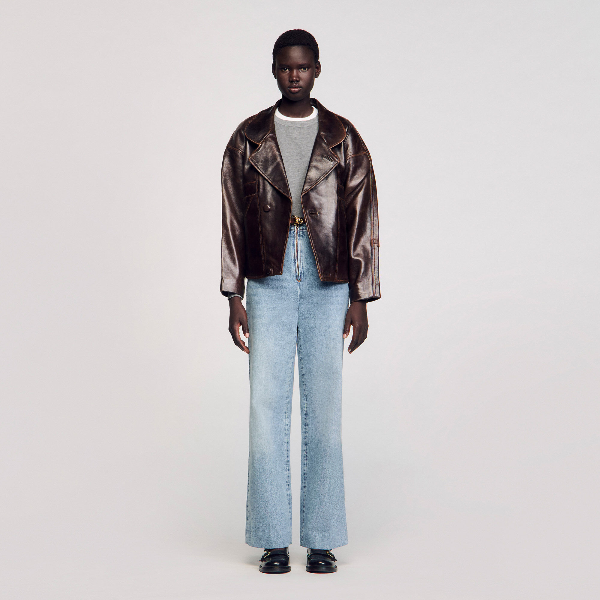 Oversized leather jacket Oversized leather jacket