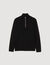 Wool jumper with zip collar Wool jumper with zip collar