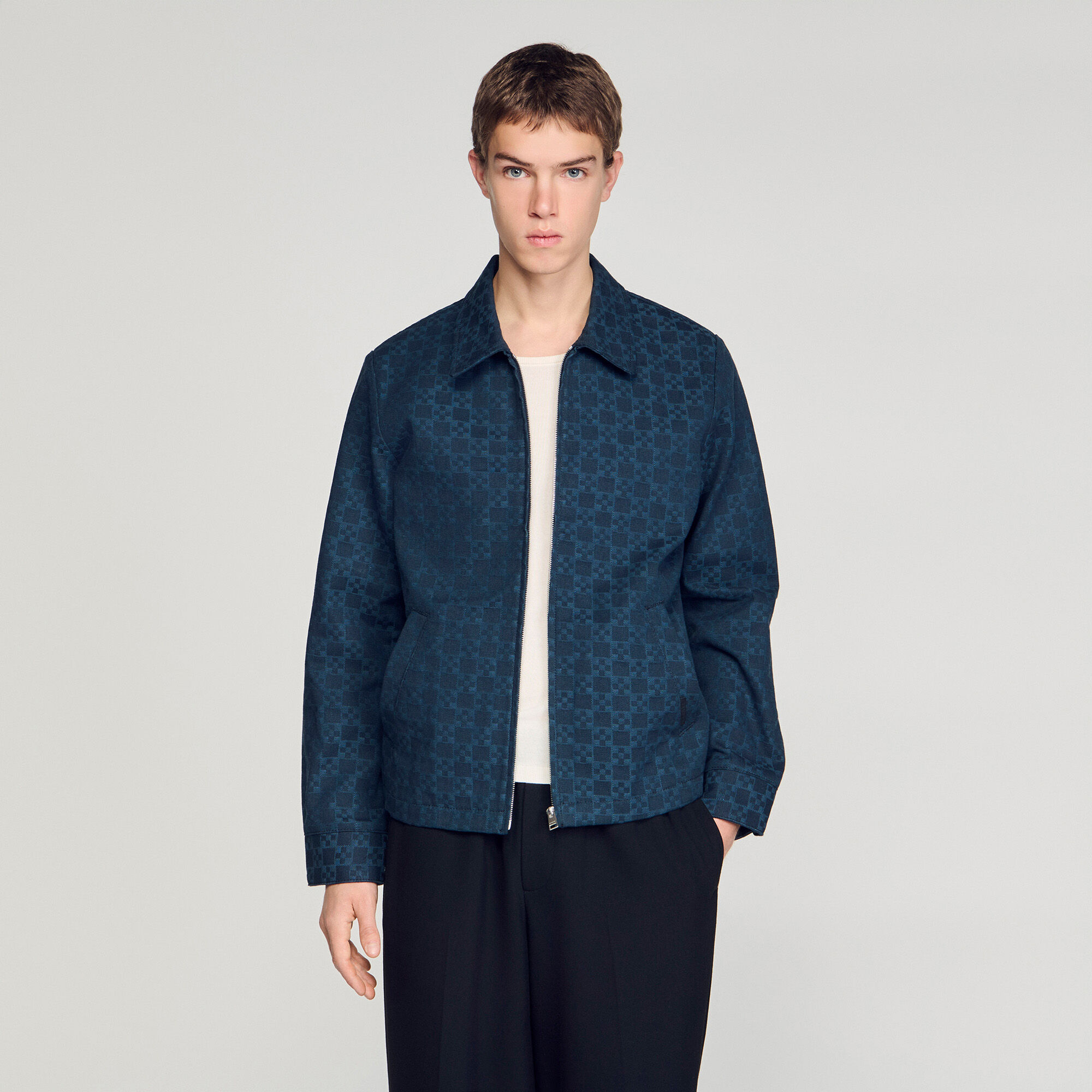 Square Cross denim jacket