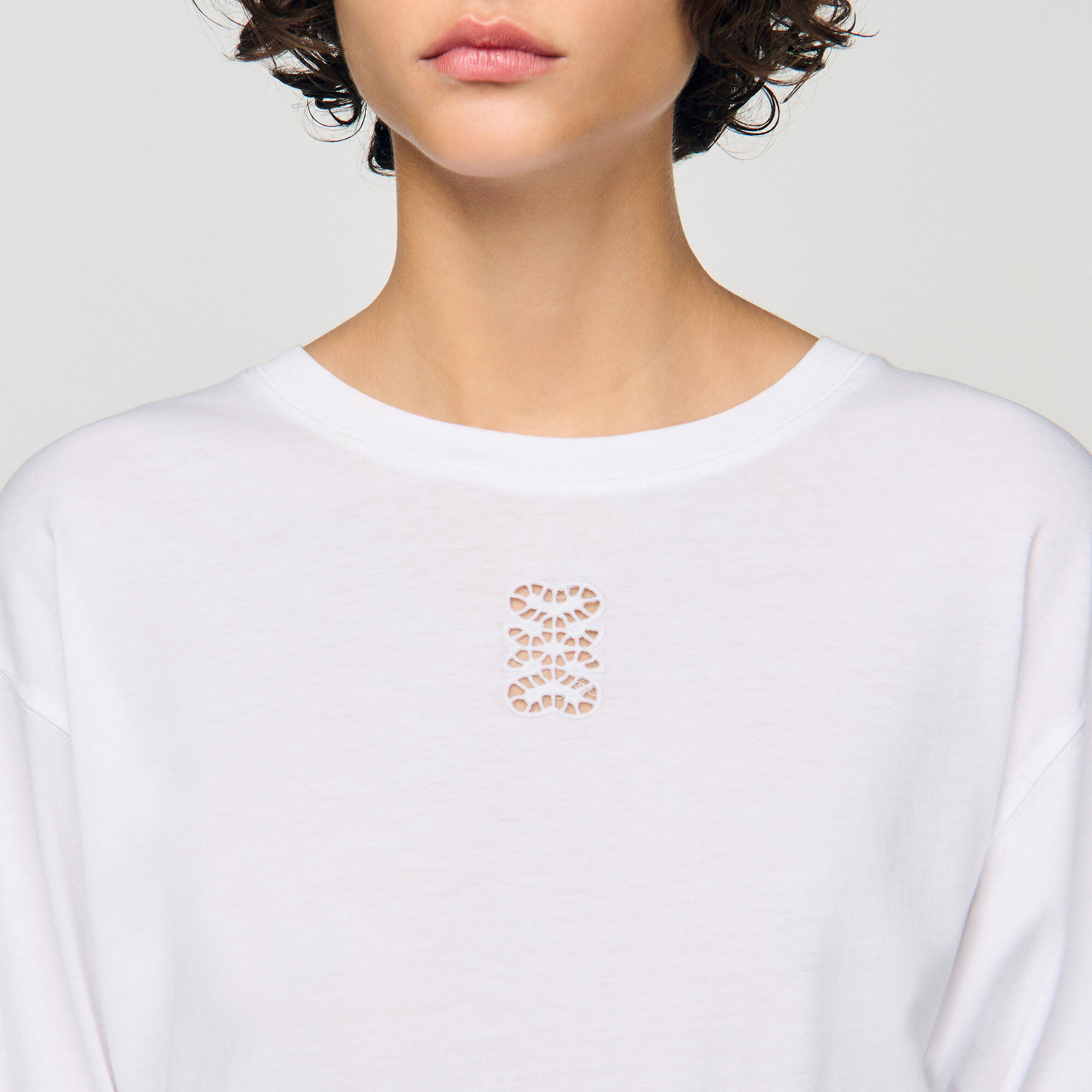 T-shirt with embroidery T-shirt with embroidery