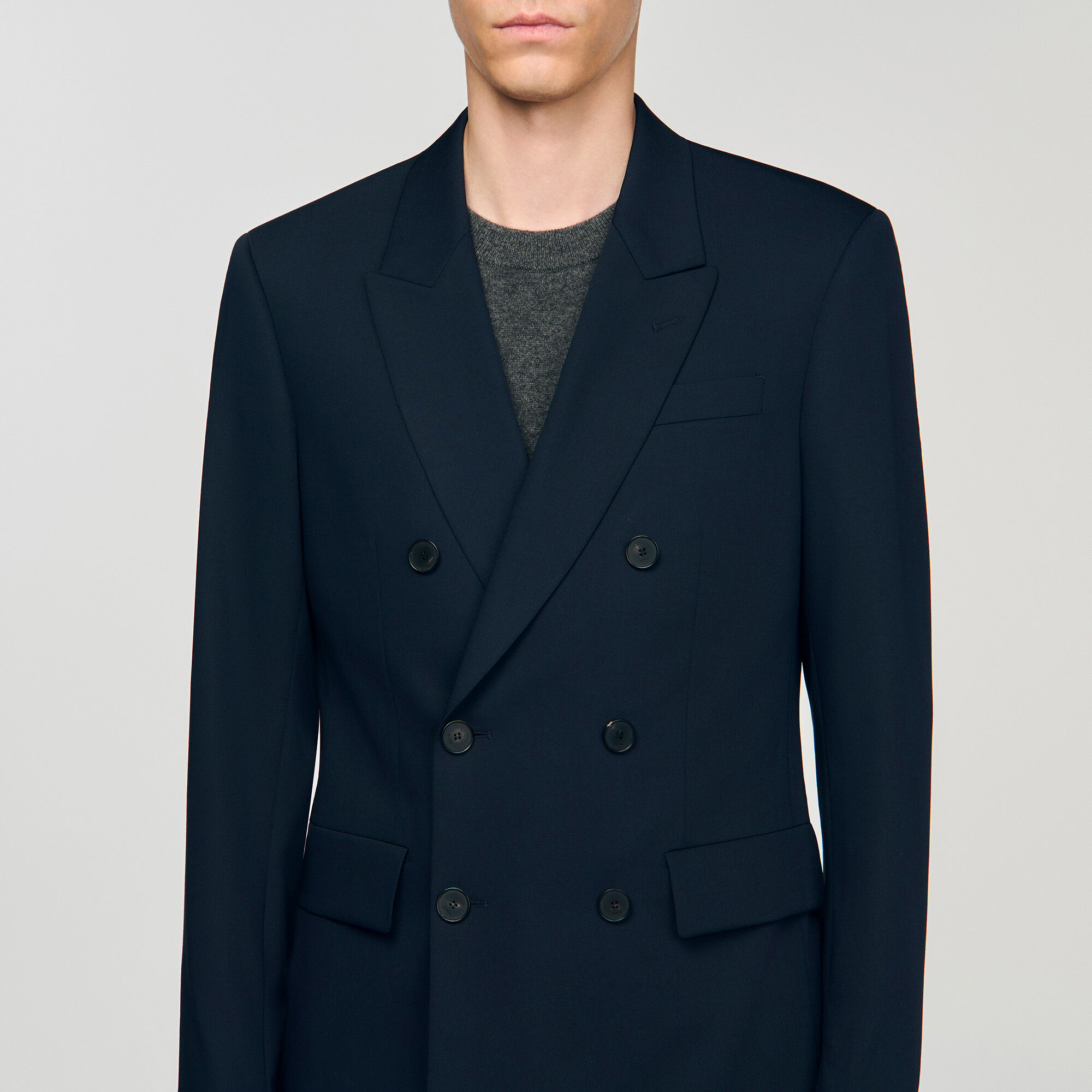 Double-breasted suit jacket Double-breasted suit jacket