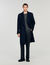 Double-breasted wool coat