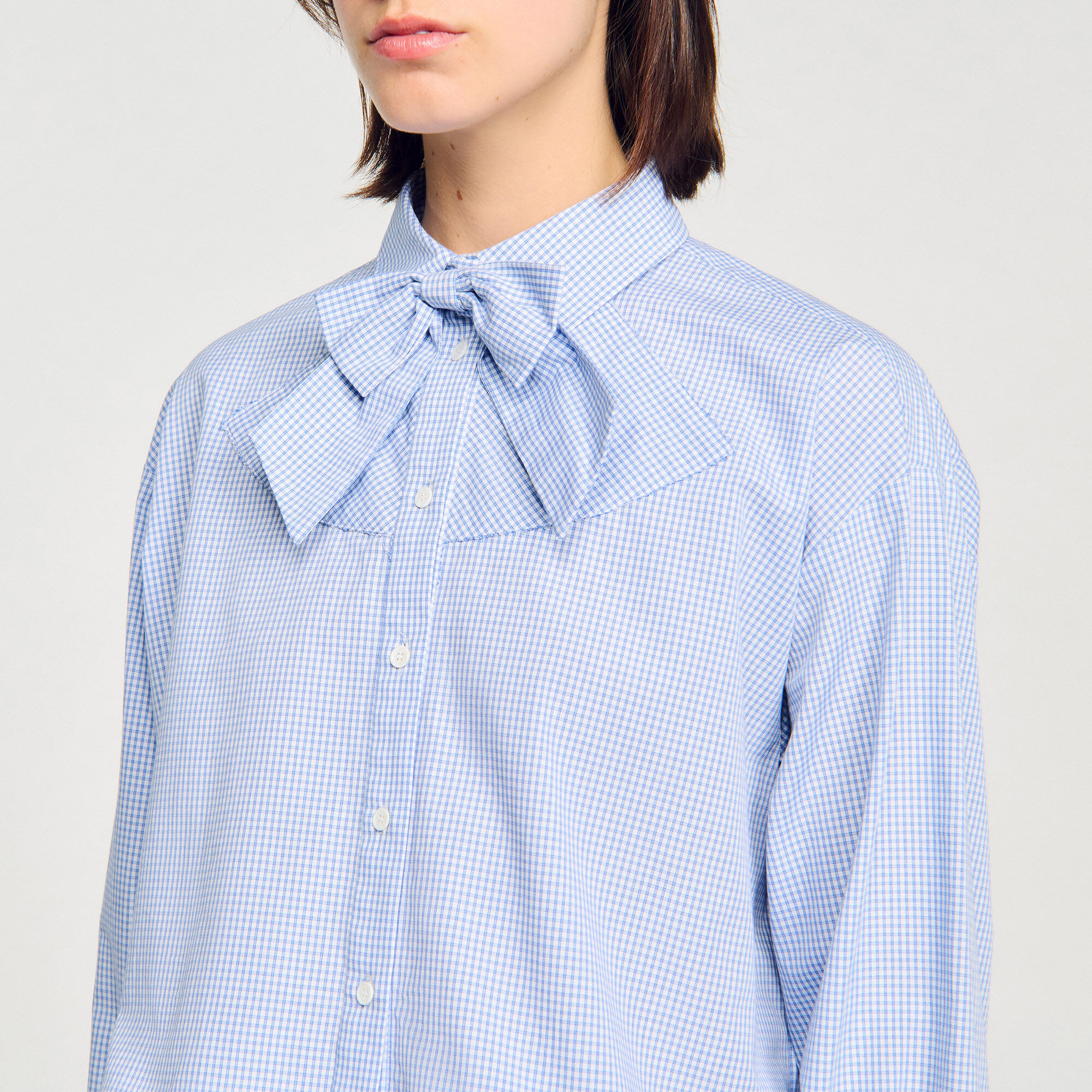 Bow collar shirt Bow collar shirt