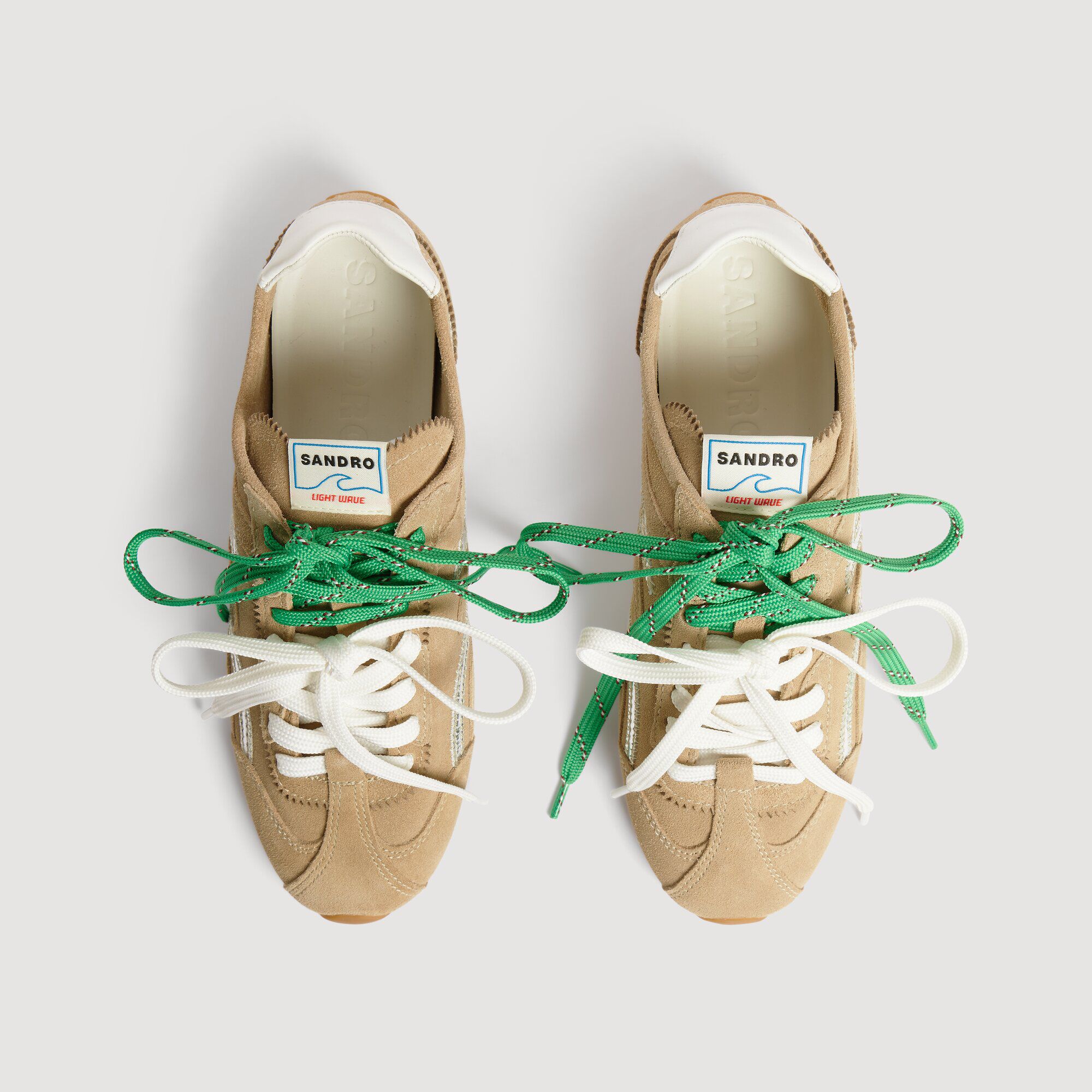 Light Wave suede trainers