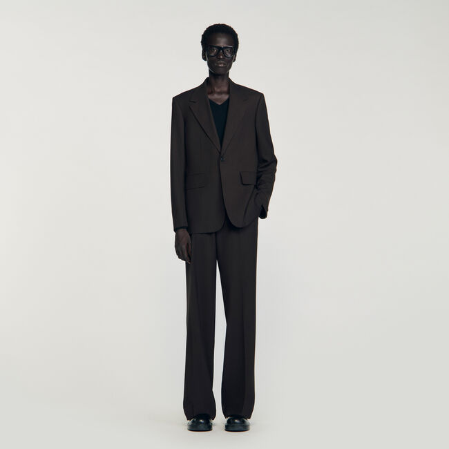 Wool suit jacket