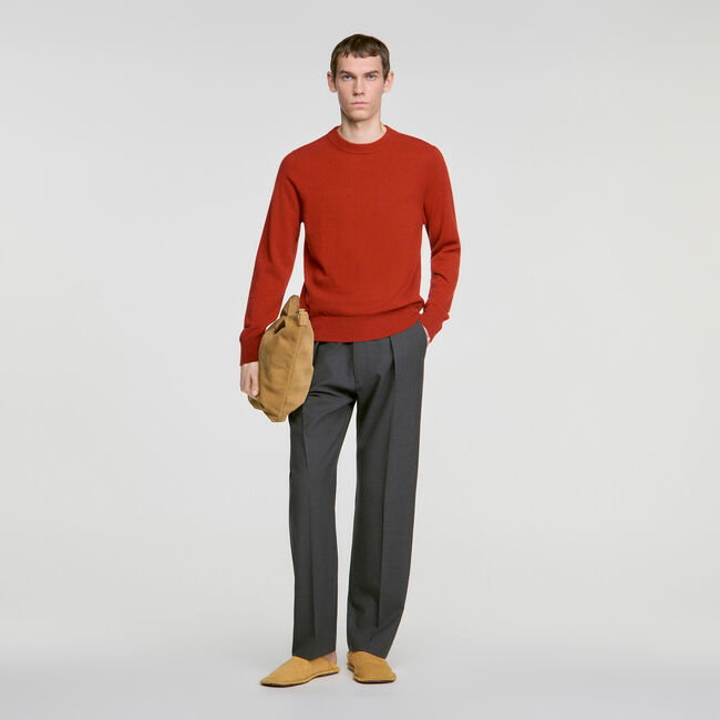 Cashmere crew neck jumper - Mixte | Sandro Paris