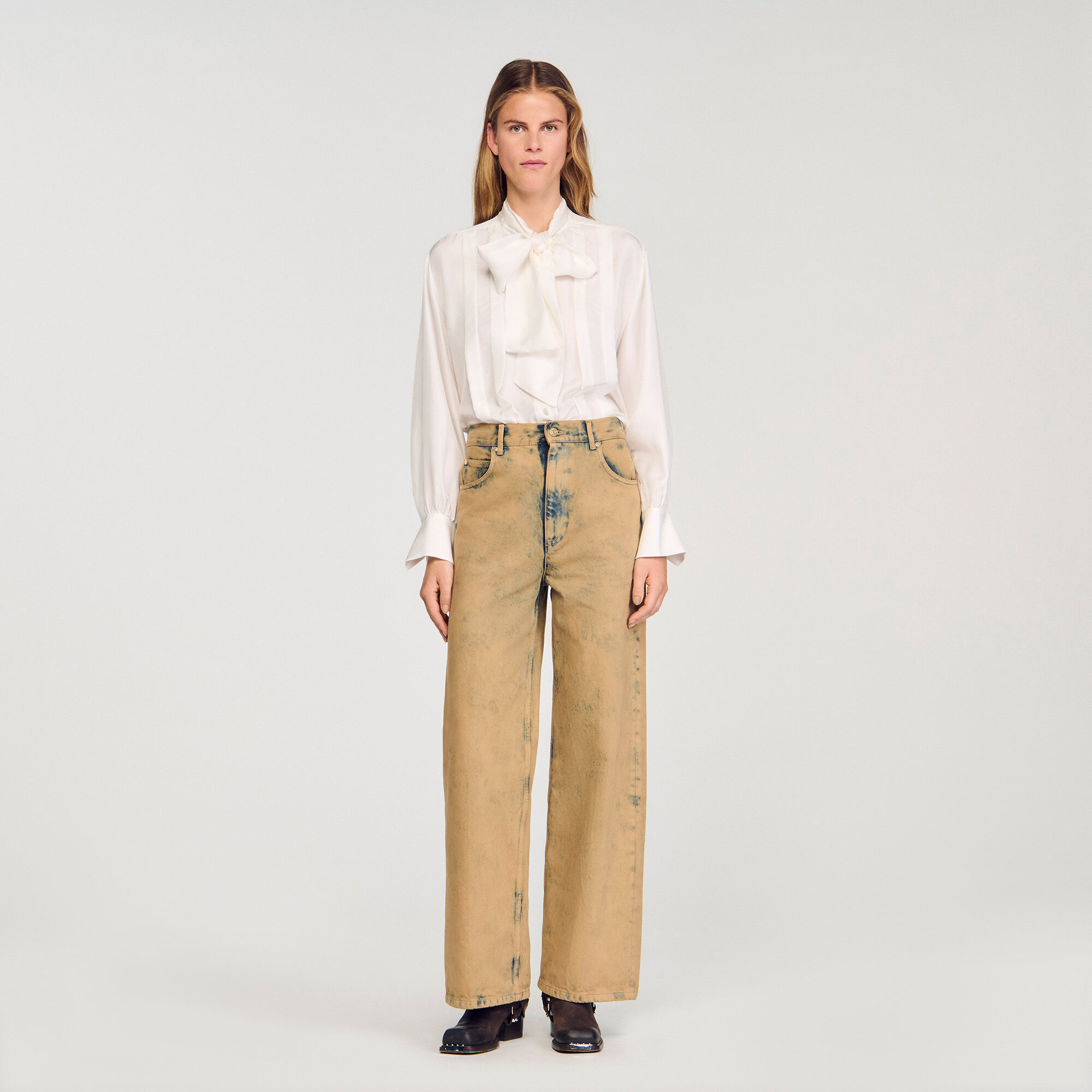 Faded wide-leg jeans Faded wide-leg jeans