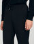 Elasticated straight-leg trousers