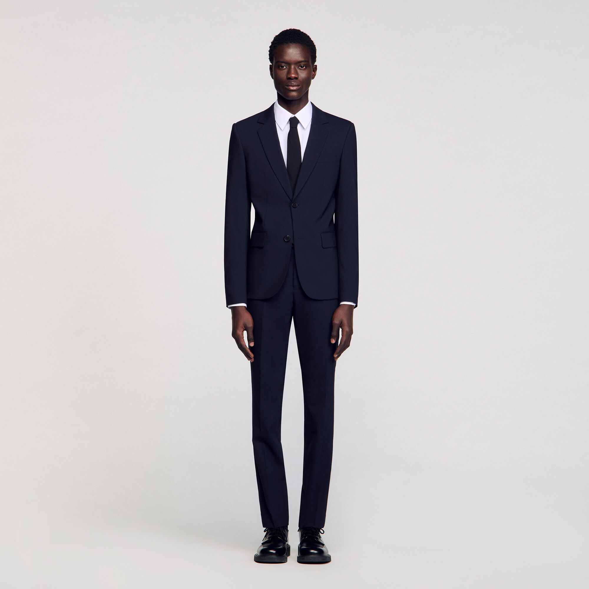 Classic wool suit jacket