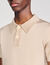 Short-sleeve knitted polo shirt