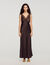 Lace collar maxi dress