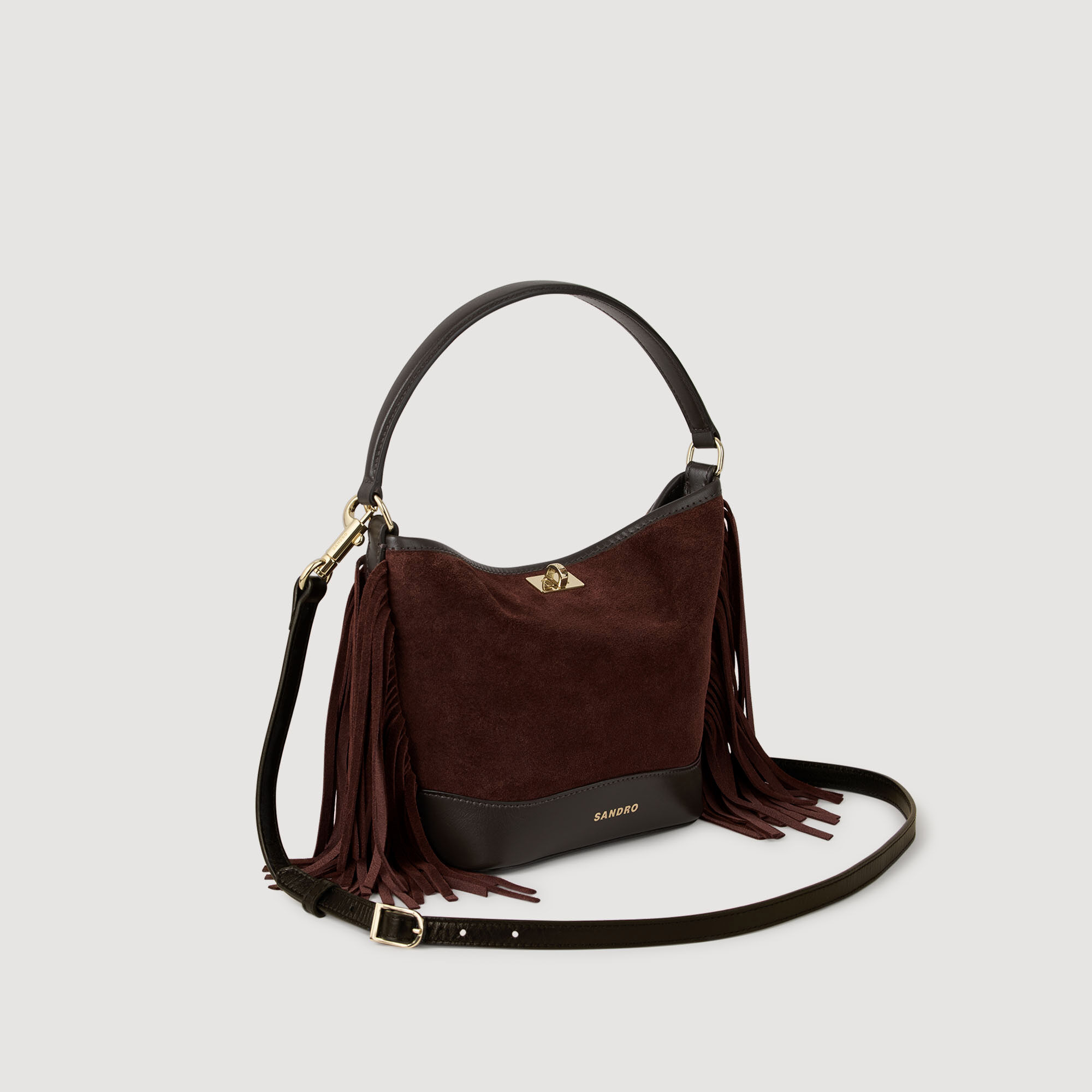 Fringed suede TANGOSO bag