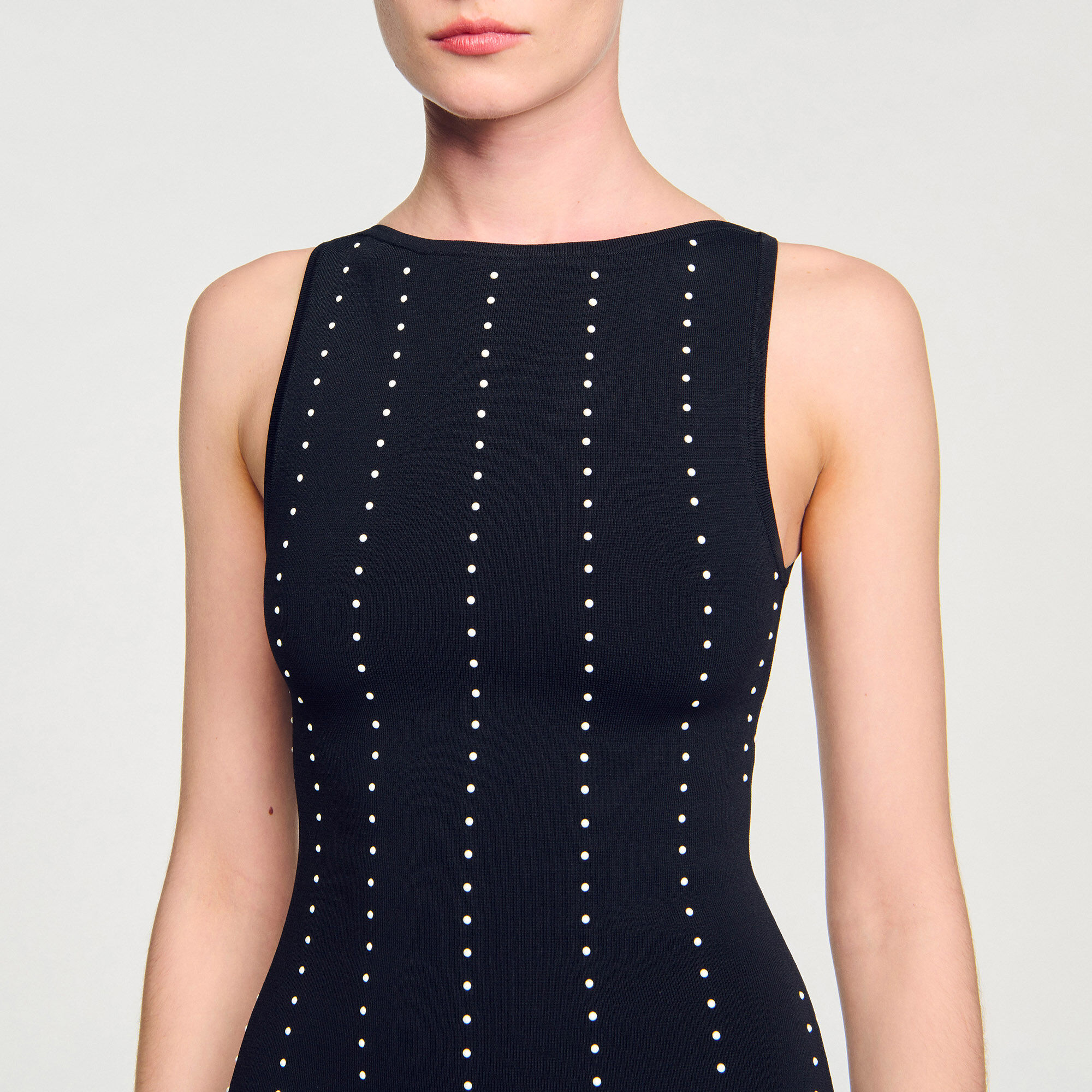 Fringed knit maxi dress Fringed knit maxi dress