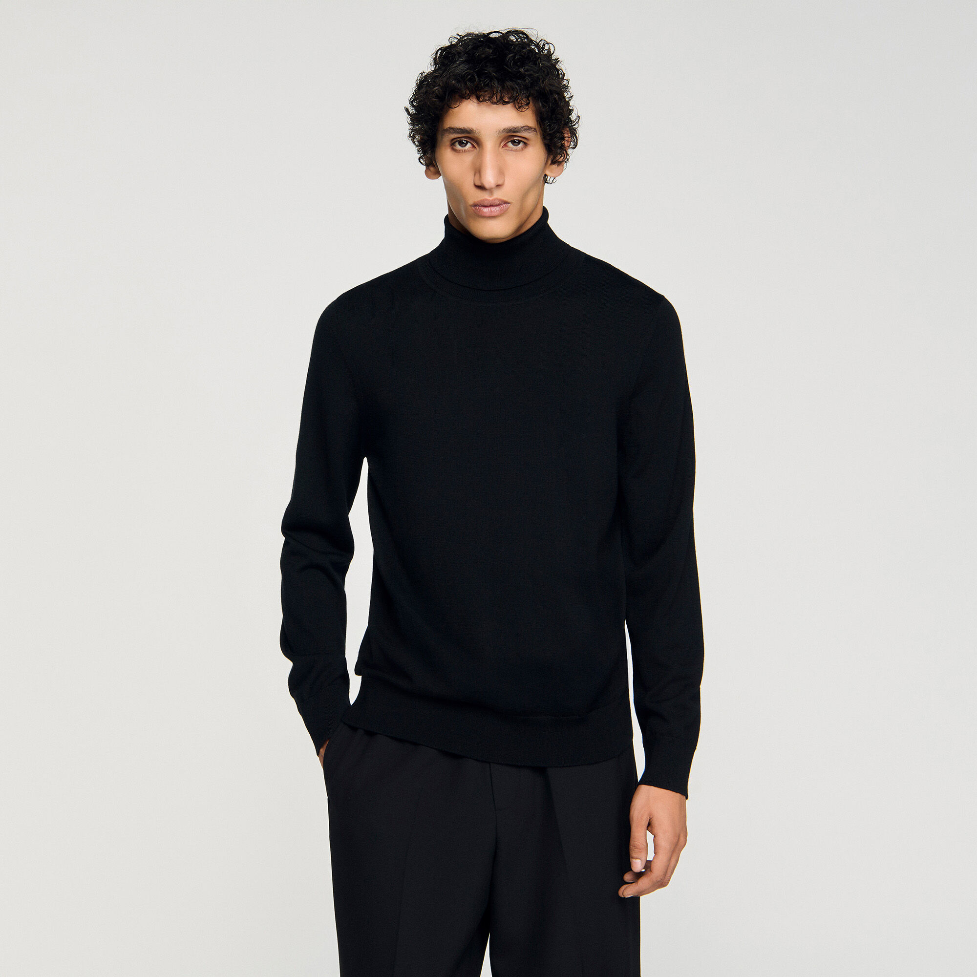 Roll neck wool sweater Roll neck wool sweater